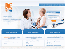 Tablet Screenshot of optus.pl