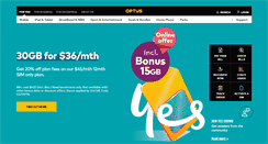 Desktop Screenshot of optus.com.au